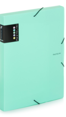 Boîte à documents A4 avec élastique PASTELINI