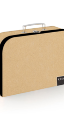 Valise laminée 34 cm KRAFT nature