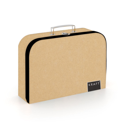 Valise laminée 34 cm KRAFT nature