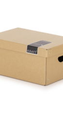 Boîte Grande laminée KRAFT nature
