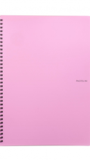 Carnet spiralé A5 PP PASTELINI