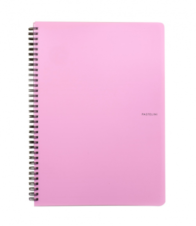 Carnet spiralé A5 PP PASTELINI