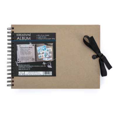 Album créatif 30 x 21,5 cm KRAFT nature