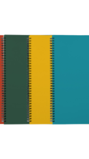 Carnet de note spiralé A4 PP VERDE